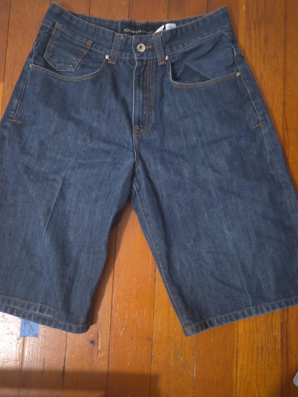 Rocawear Dark Indigo Denim Jean Shorts